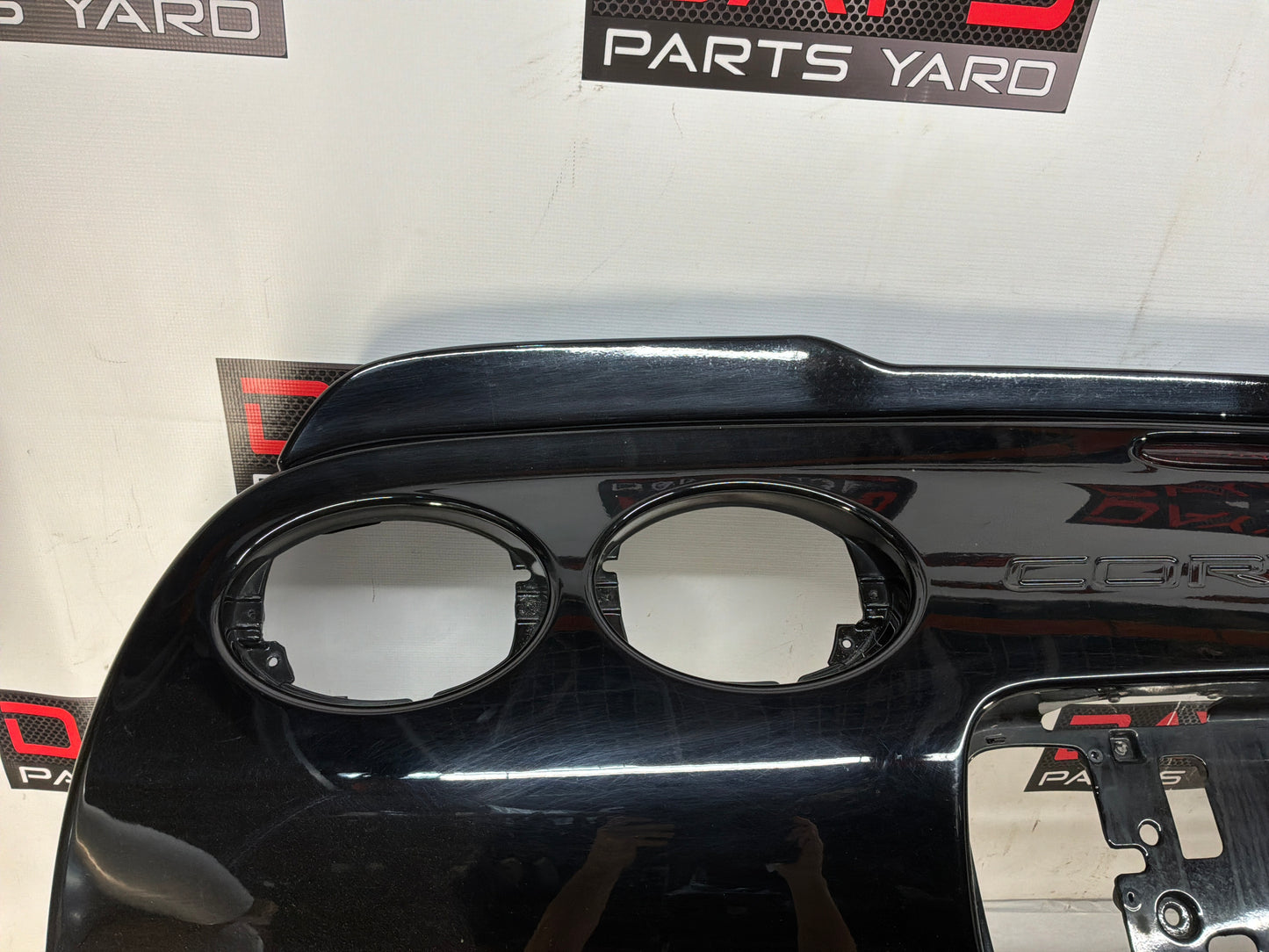 1999 Chevy C5 Corvette Rear Bumper Cover Black OEM