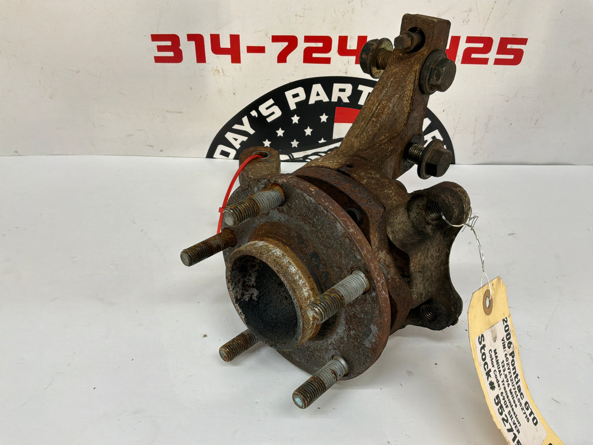 2006 Pontiac GTO RH Passenger Front Suspension Spindle Hub Knuckle Assembly OEM