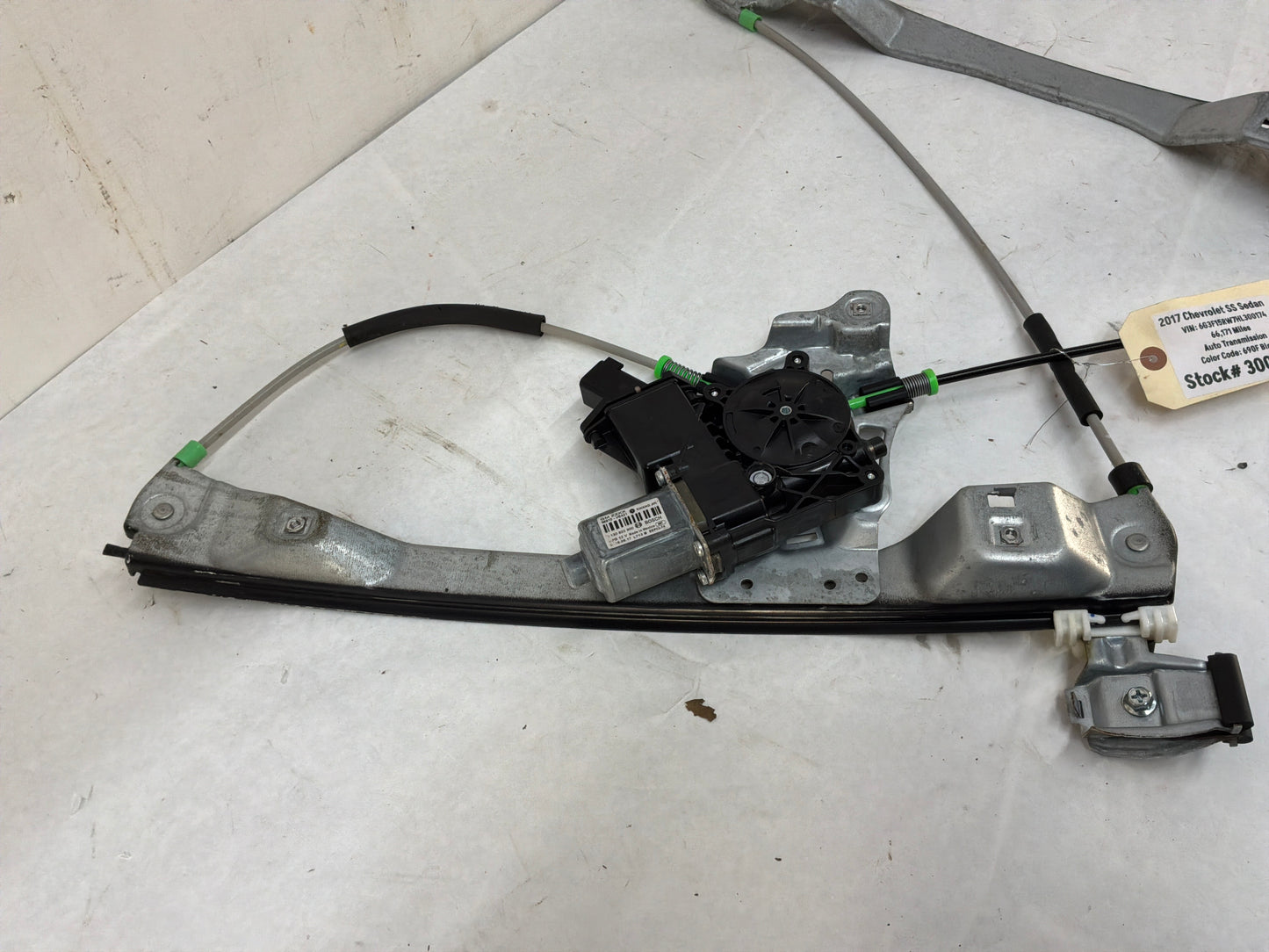 2017 Chevy SS Sedan LH Driver Front Window Regulator w/ Motor OEM