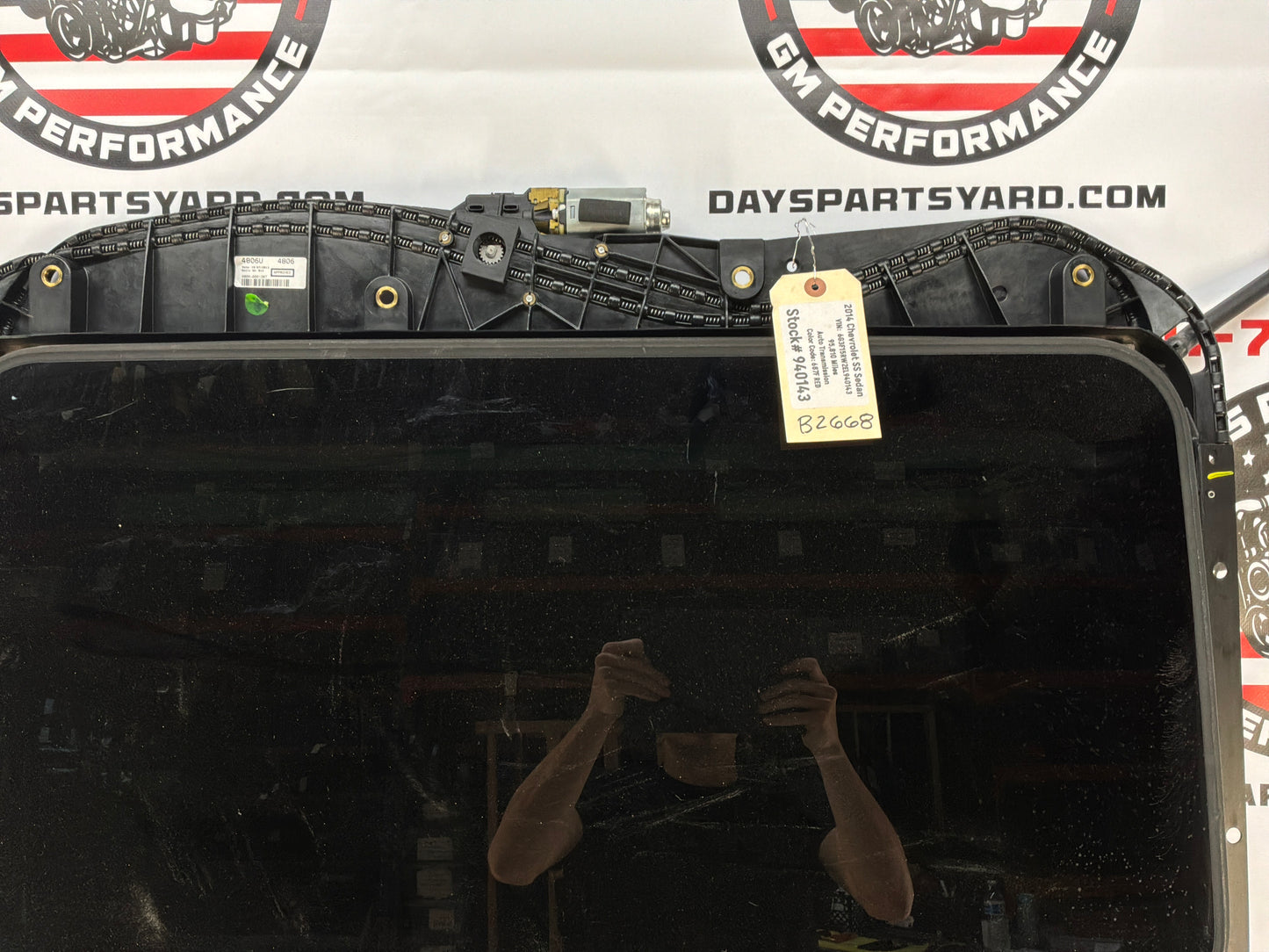 2014 Chevy SS Sedan Complete Sunroof Sun Moon Roof Assembly OEM
