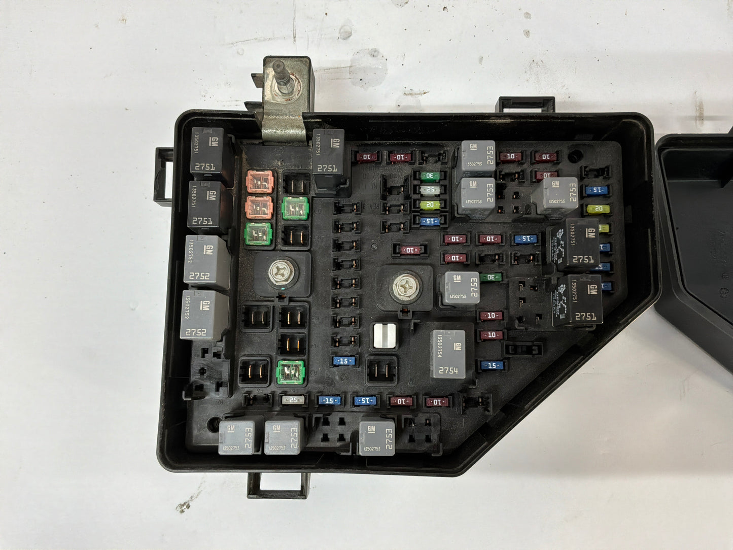 2008 Pontiac G8 Base Fuse Box w/ Lid Cover OEM