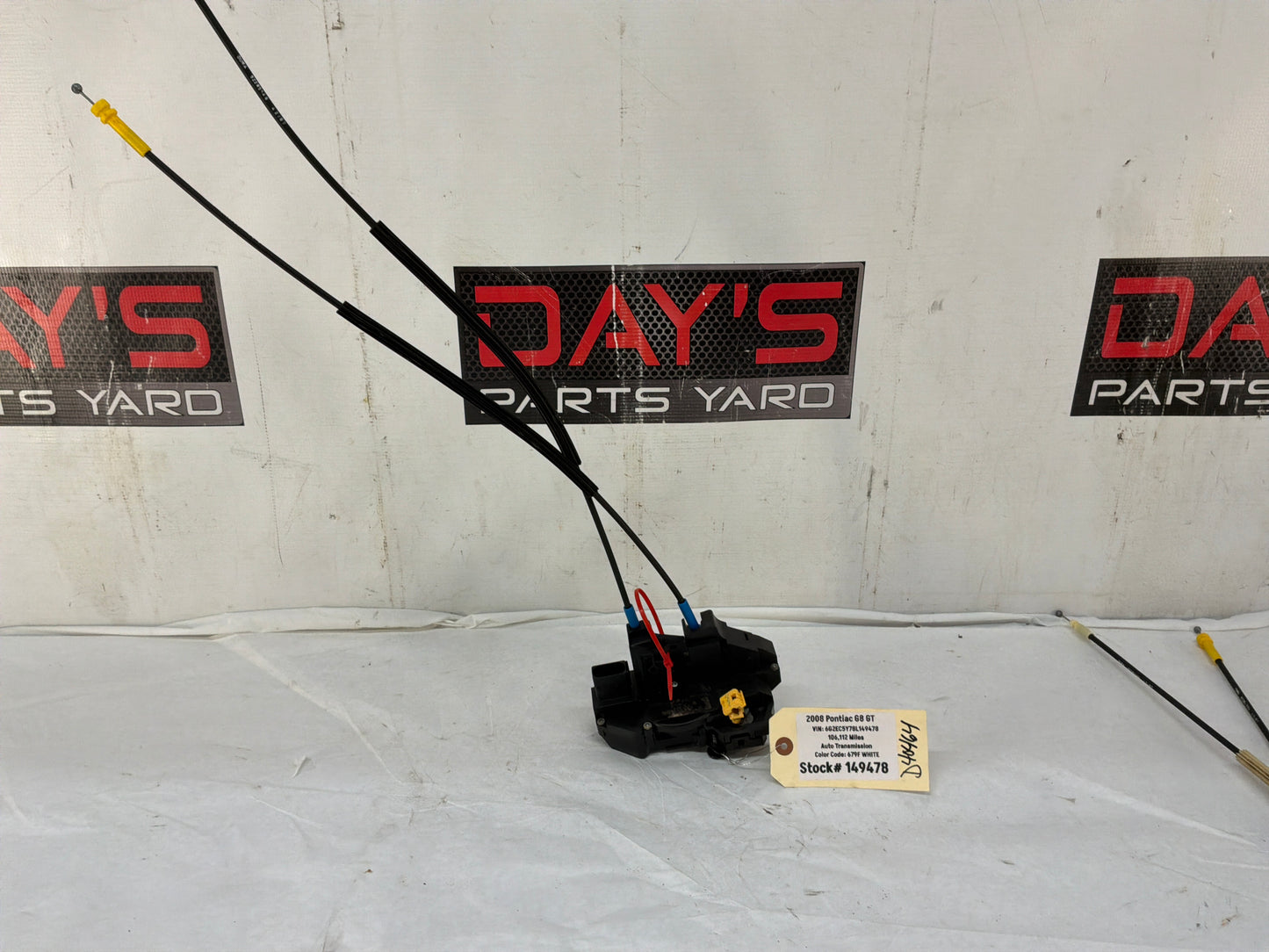 2008 Pontiac G8 RH Passenger Front Door Lock Actuator OEM