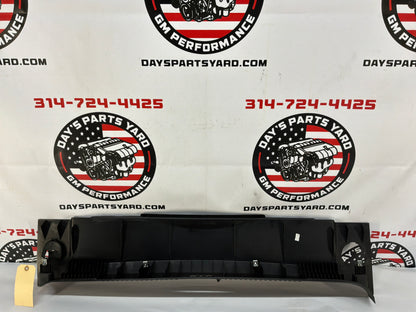2009 Cadillac CTS-V Sedan Trunk Interior Cargo Liftgate Wall Plate Cover Trim Molding OEM