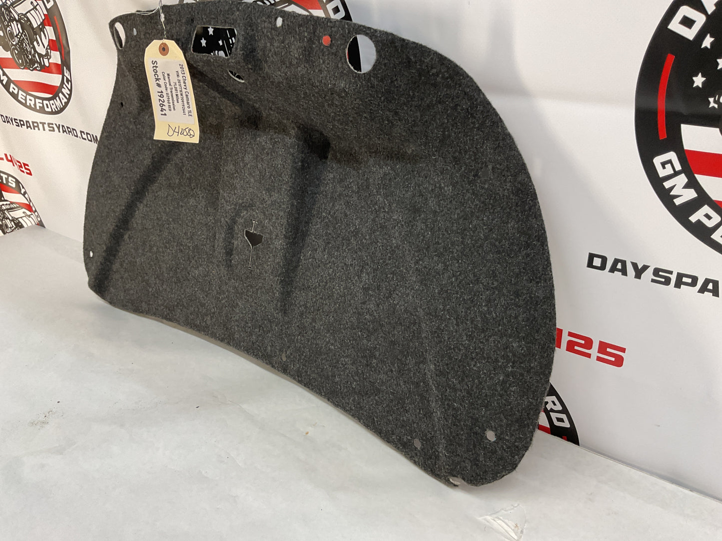 2013 Chevy Camaro 1LE Trunk Deck Lid Inner Panel Trim Liner OEM