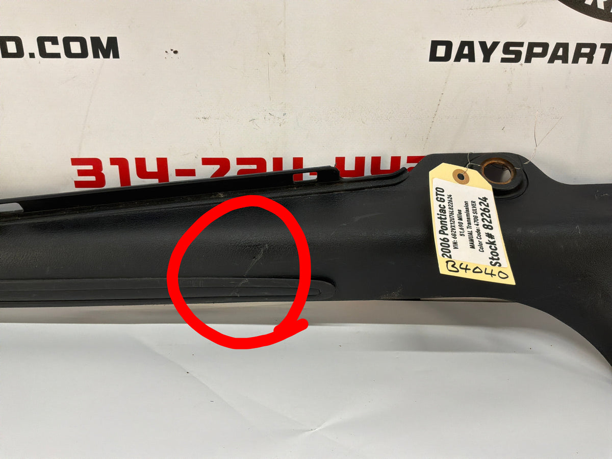 2006 Pontiac GTO LH Driver Interior Sill Carpet Retainer Trim Cover Panel OEM