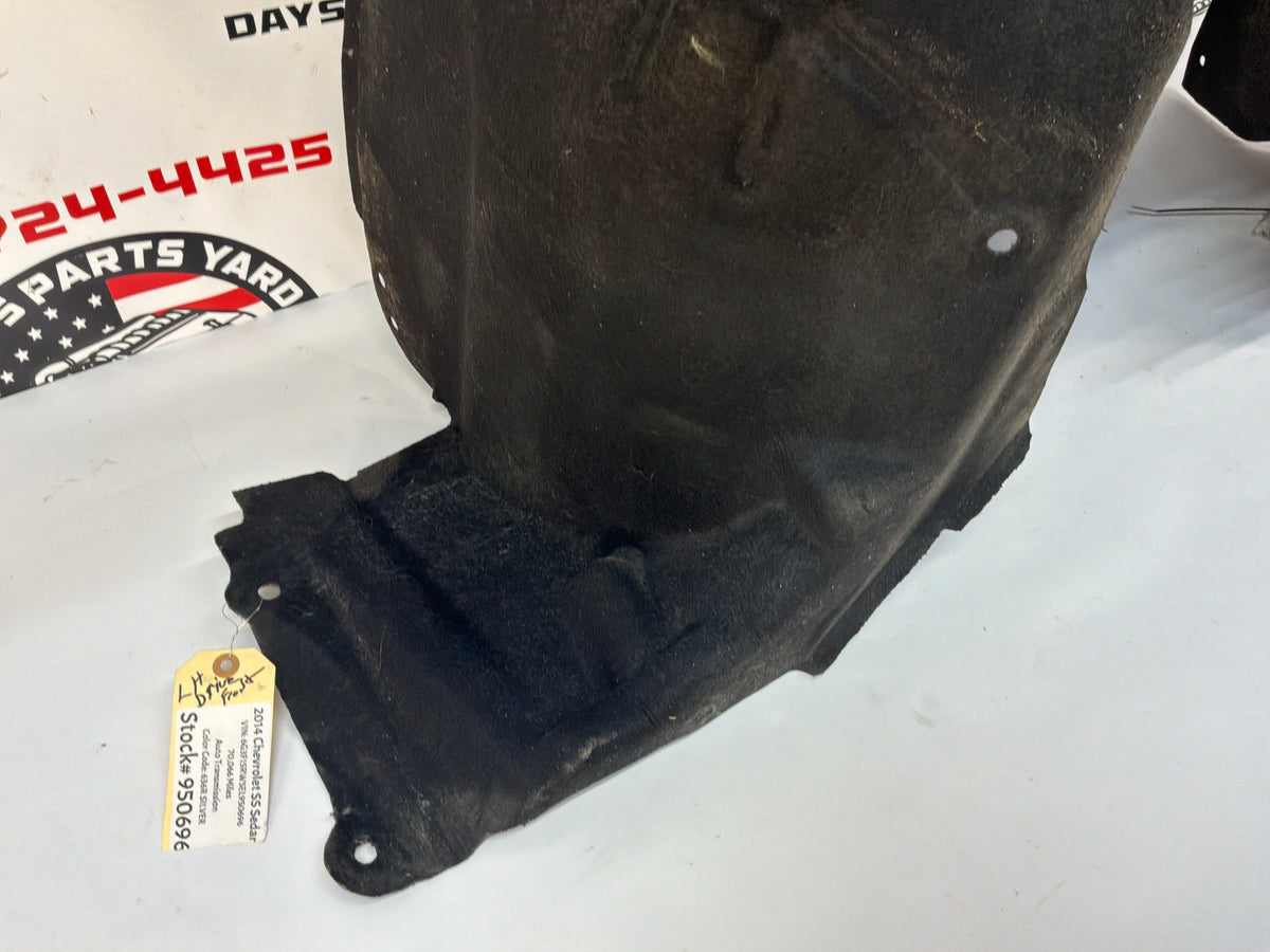 2014 Chevy SS Sedan LH Driver Front Fender Wheel House Well Liner OEM