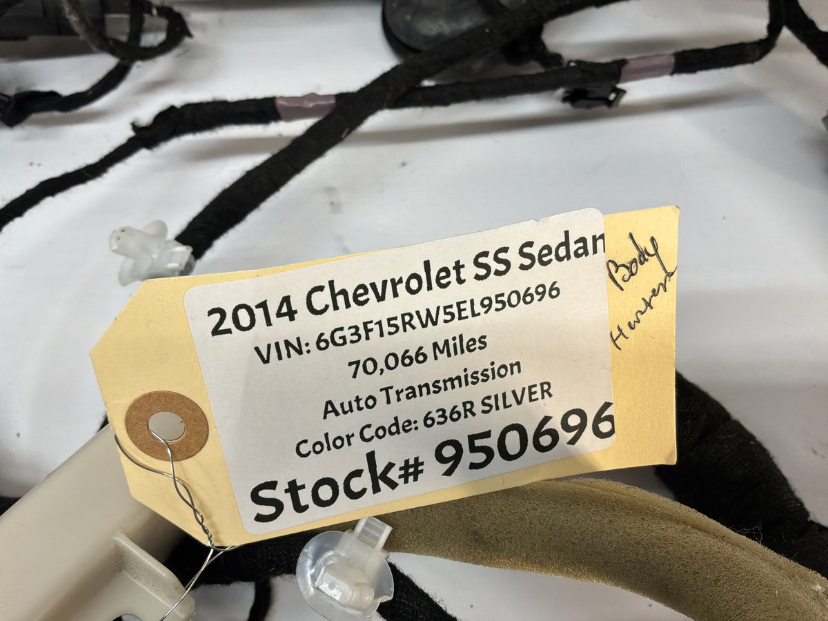 2014 Chevy SS Sedan Body Chassis Wire Wiring Harness OEM