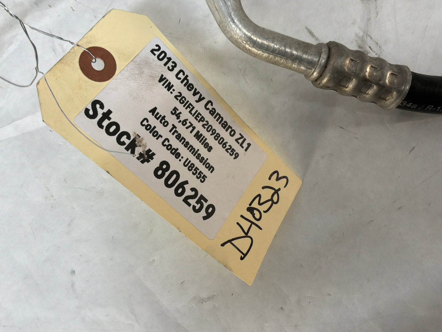 2013 Chevy Camaro Air Conditioner AC Line Hose Manifold Tube Assembly OEM