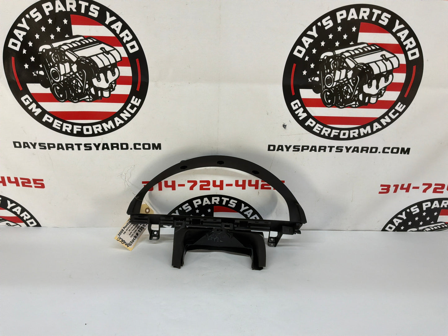 2008 Pontiac G8 GT Speedometer Gauge Cluster Bezel Trim Panel Plate OEM