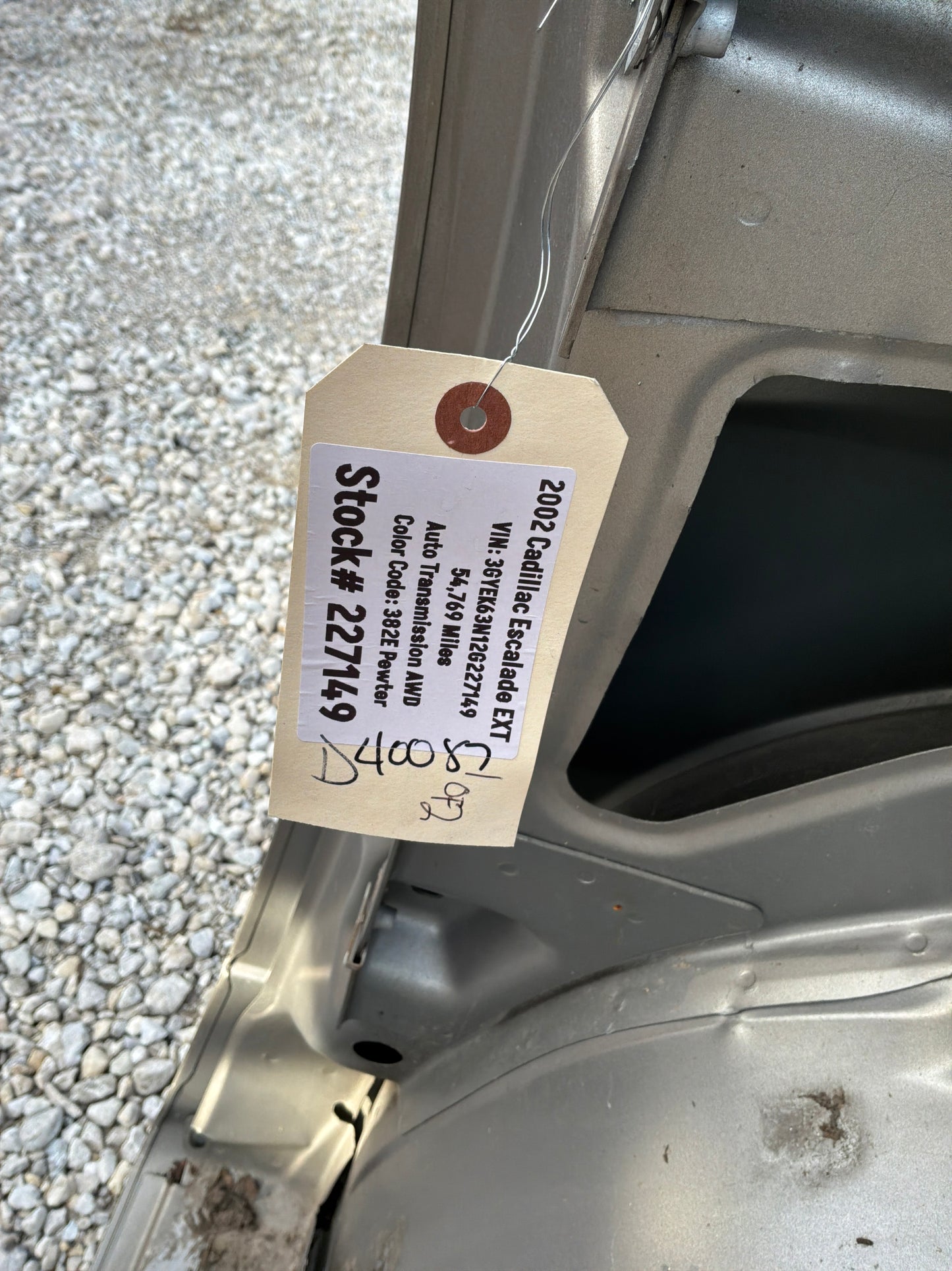 2002 Cadillac Escalade EXT Complete Front Clip OEM LOCAL PICKUP ONLY