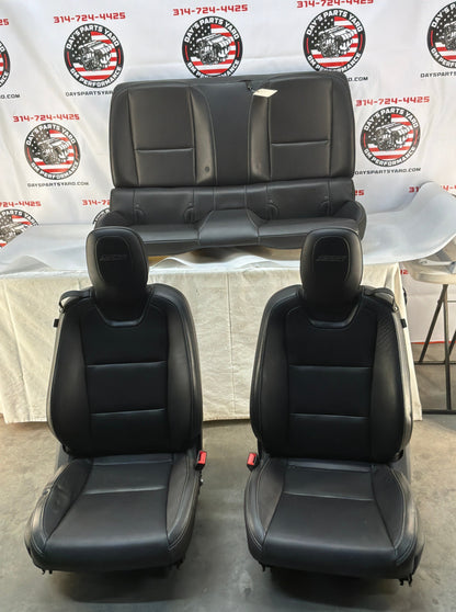 2013 Chevy Camaro 1LE Seats Front and Rears Black Leather OEM