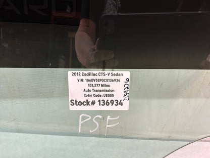 Rh front glass - Day's Parts Yard