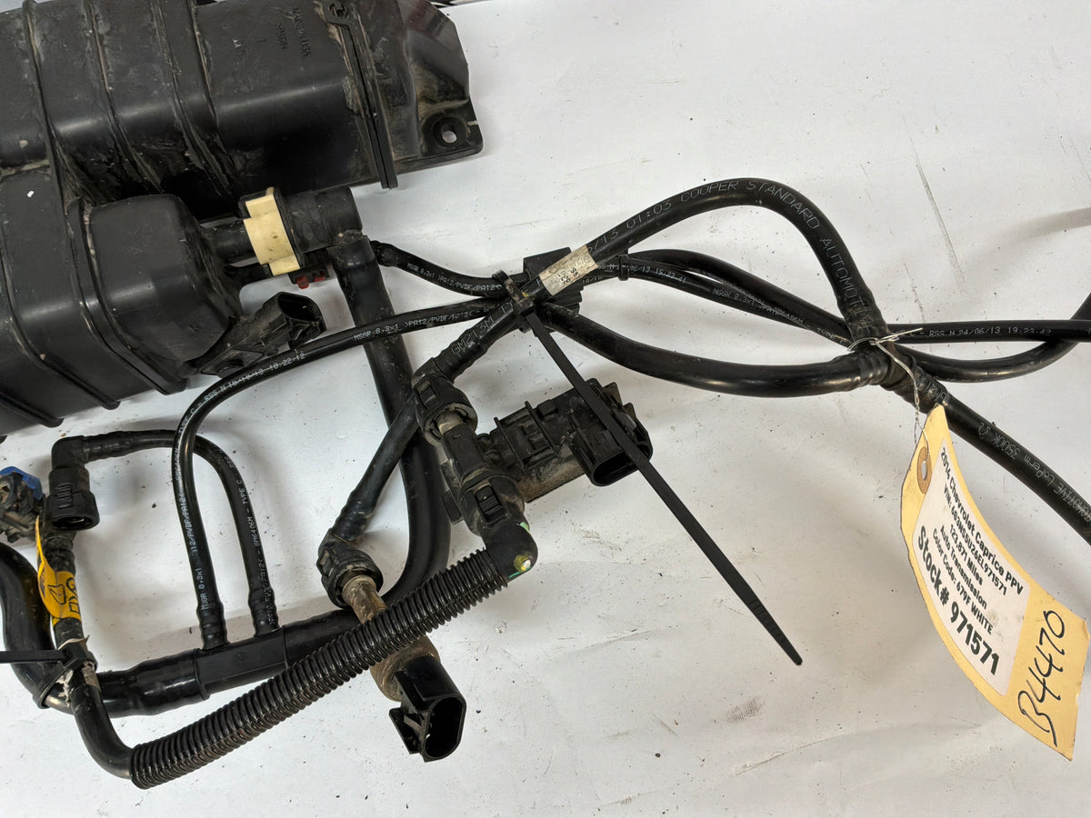 2014 Chevy Caprice PPV Fuel Tank EVAP Vapor Charcoal Canister w/ Lines & Hoses and Wire Harness OEM