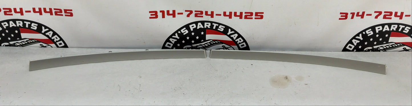 2008 Pontiac G8 Base LH & RH Silver Dash Trim Accent Applique Panel OEM