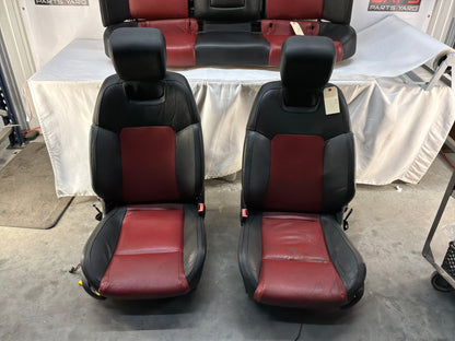 2008 Pontiac G8 GT Seats Fronts and Rear Red and Black Leather OEM