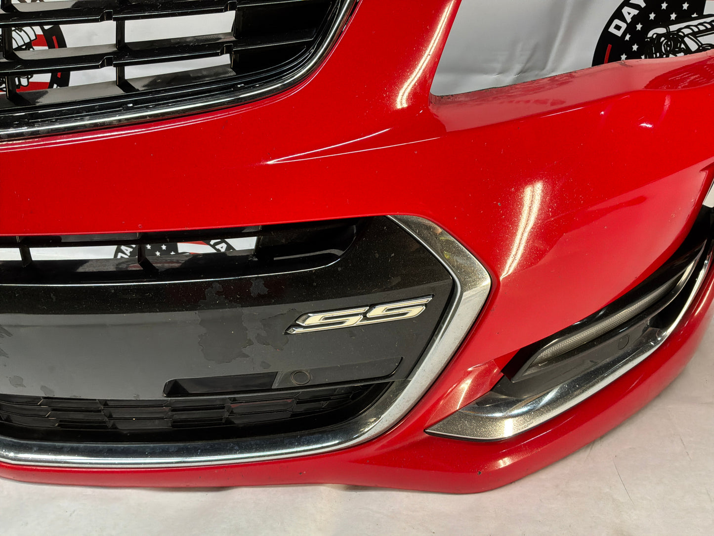 2014 Chevy SS Sedan Complete Front Bumper Fascia Cover Red OEM