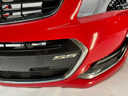 2014 Chevy SS Sedan Complete Front Bumper Fascia Cover Red OEM