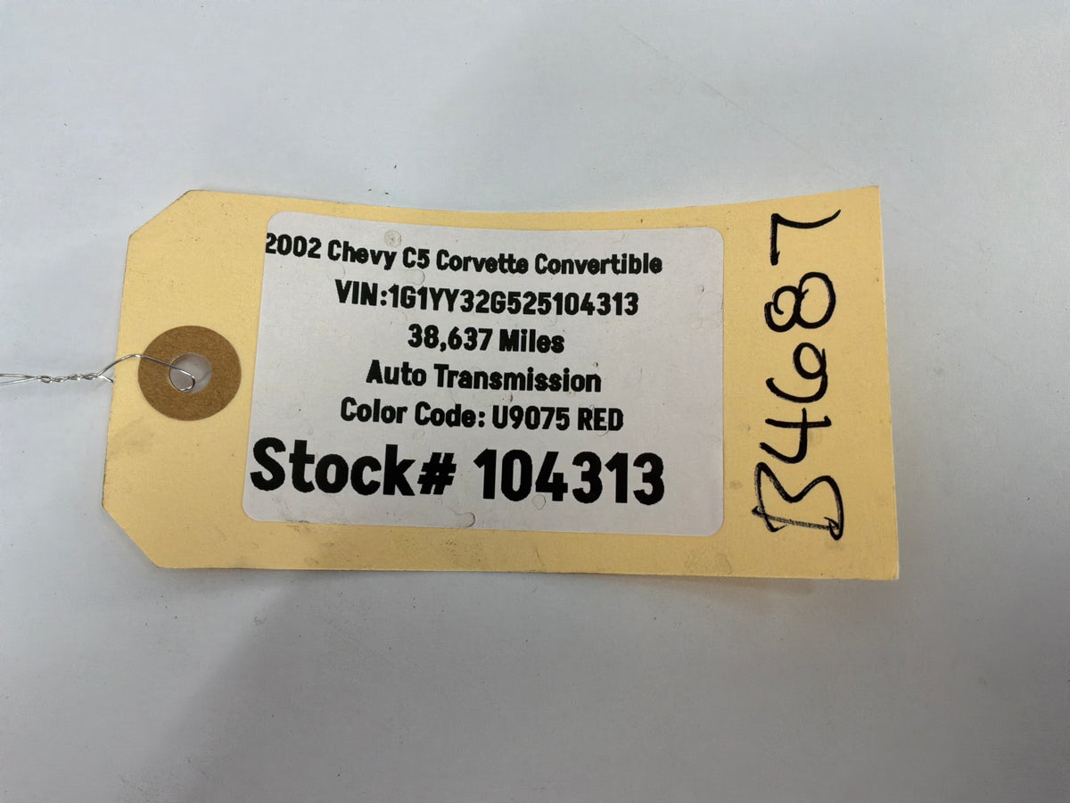2002 Chevy C5 Corvette Convertible Center High Mount Stop Third Brake Light OEM