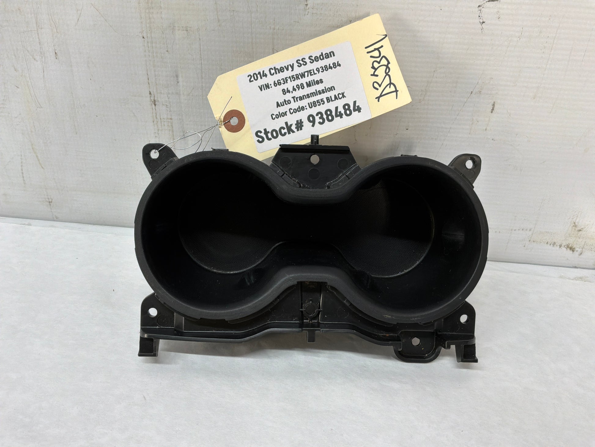 2014 Chevy SS Sedan Center Console Cup Holder OEM - Day's Parts Yard