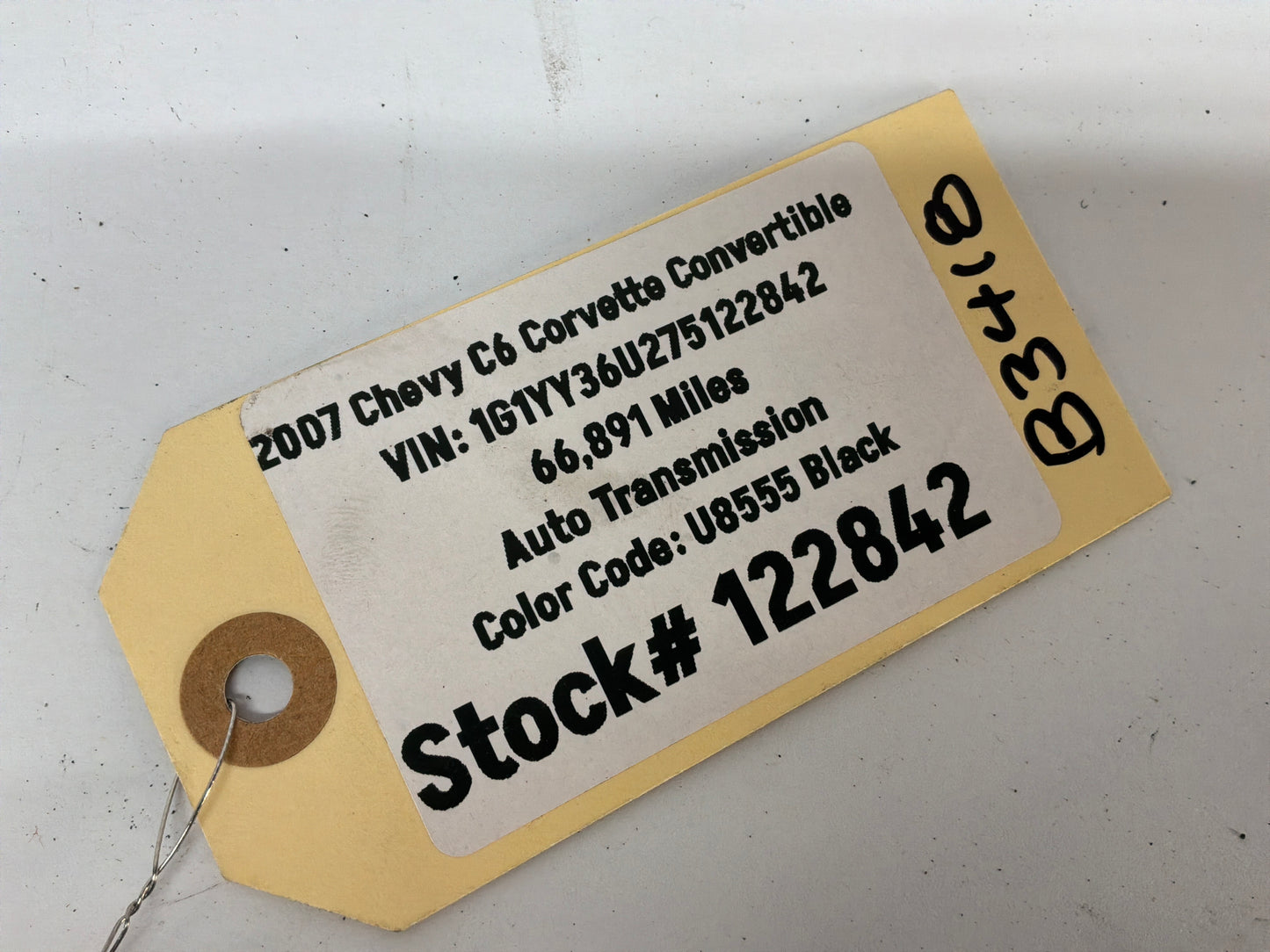 2007 Chevy C6 Corvette Convertible Airbag Sensing Diagnostic Crash Module OEM