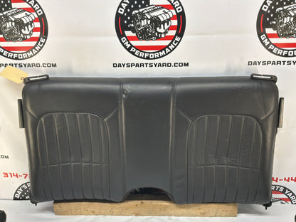2002 Chevy Camaro Z28 Rear Seats Gray Grey Leather OEM