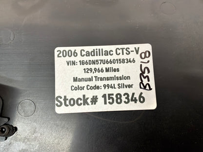 2006 Cadillac CTS-V LH Driver Dash End Cap Cover Panel OEM