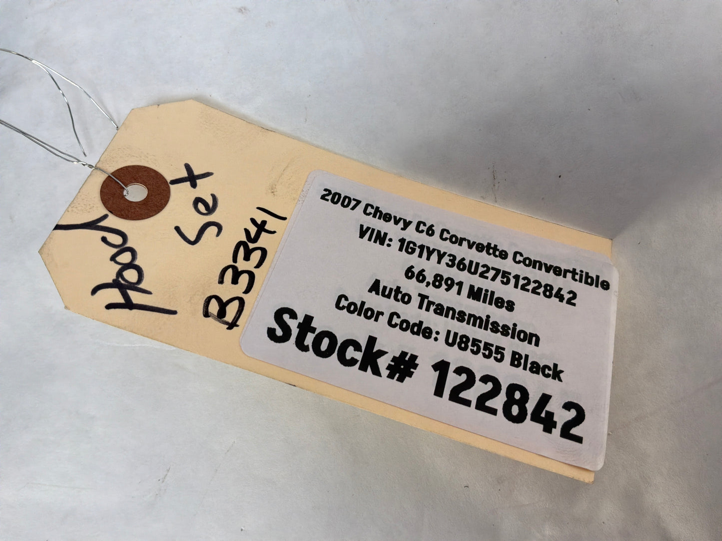 2007 C6 Corvette Convertible RH & LH Hood Trunk Deck Lid Hinges OEM