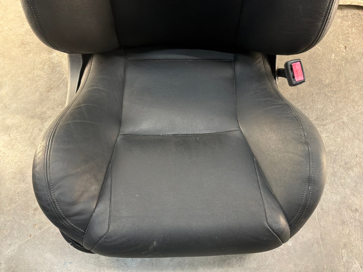 2006 Pontiac GTO Black Leather Front and Rear Seats Set OEM