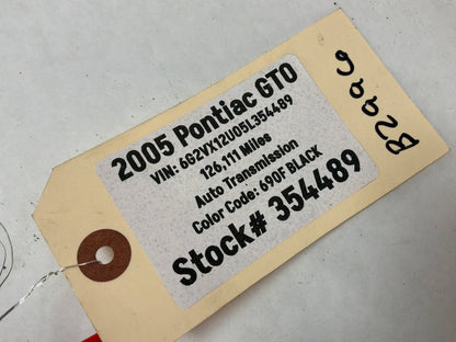 2006 Pontiac GTO RH Passenger Interior Door Handle OEM
