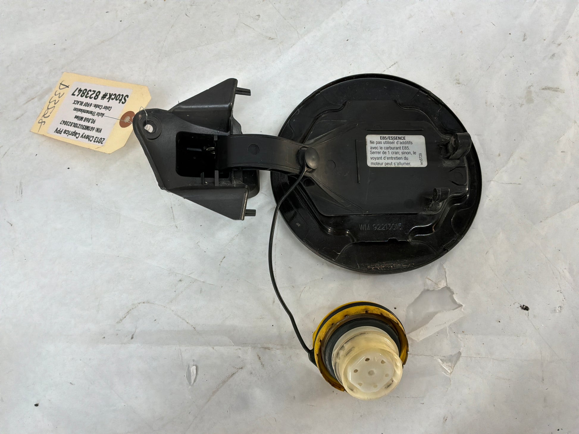 2013 Chevy Caprice PPV Fuel Gas Cover Lid Door OEM - Day's Parts Yard