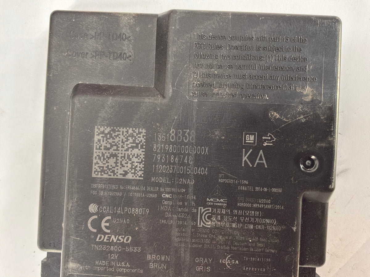 2021 Chevy Camaro SS Keyless Entry Module OEM