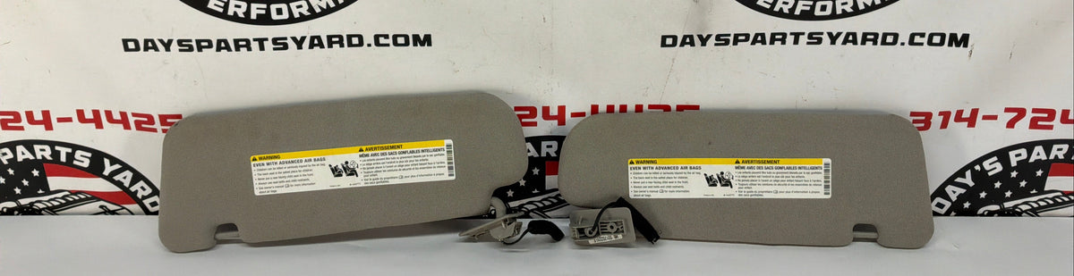 2016 Chevy SS Sedan RH & LH Sunvisors Sun Visors OEM
