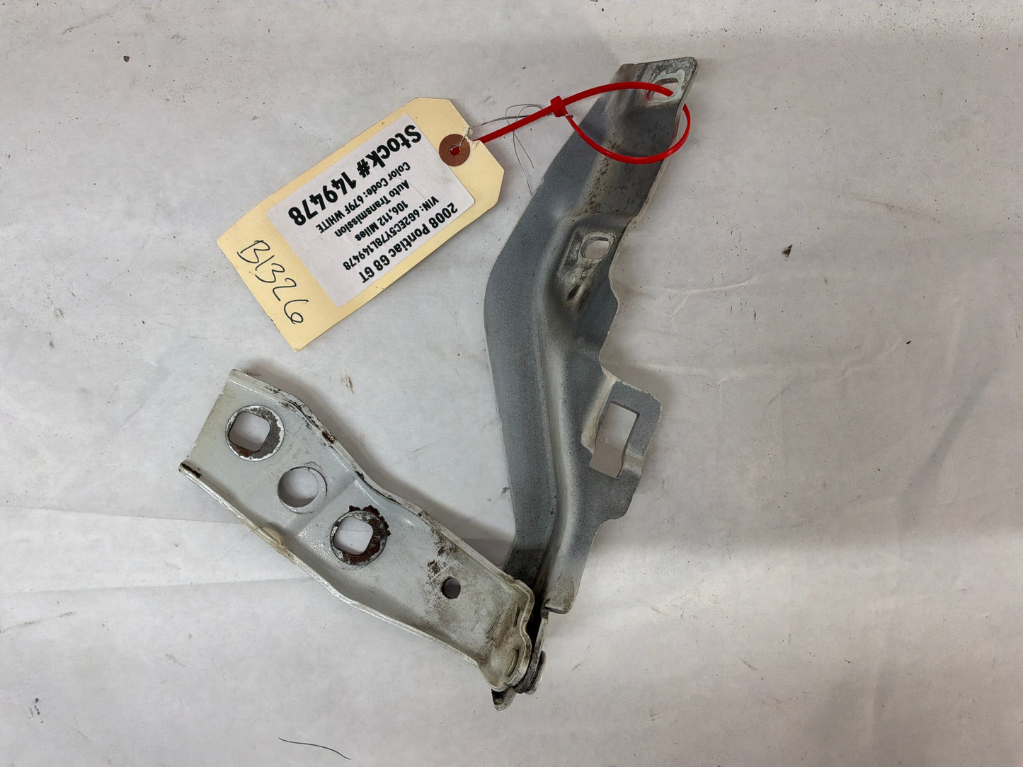 2008 Pontiac G8 GT RH & LH Hood Hinges OEM
