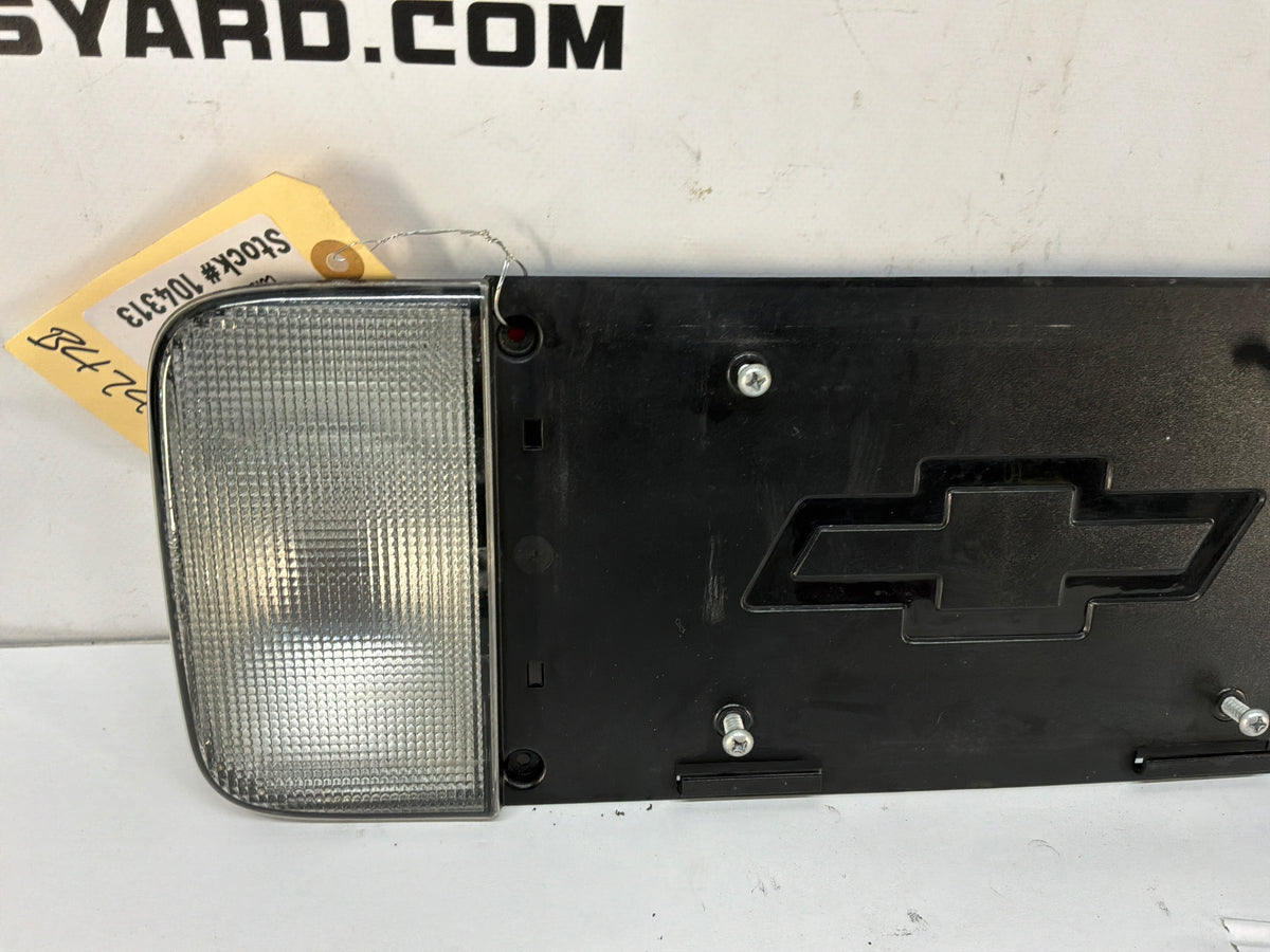 2002 Chevy Corvette Convertible Rear License Plate Bracket Finish Panel Reverse Lights Lamps OEM