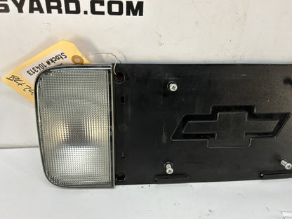 2002 Chevy Corvette Convertible Rear License Plate Bracket Finish Panel Reverse Lights Lamps OEM