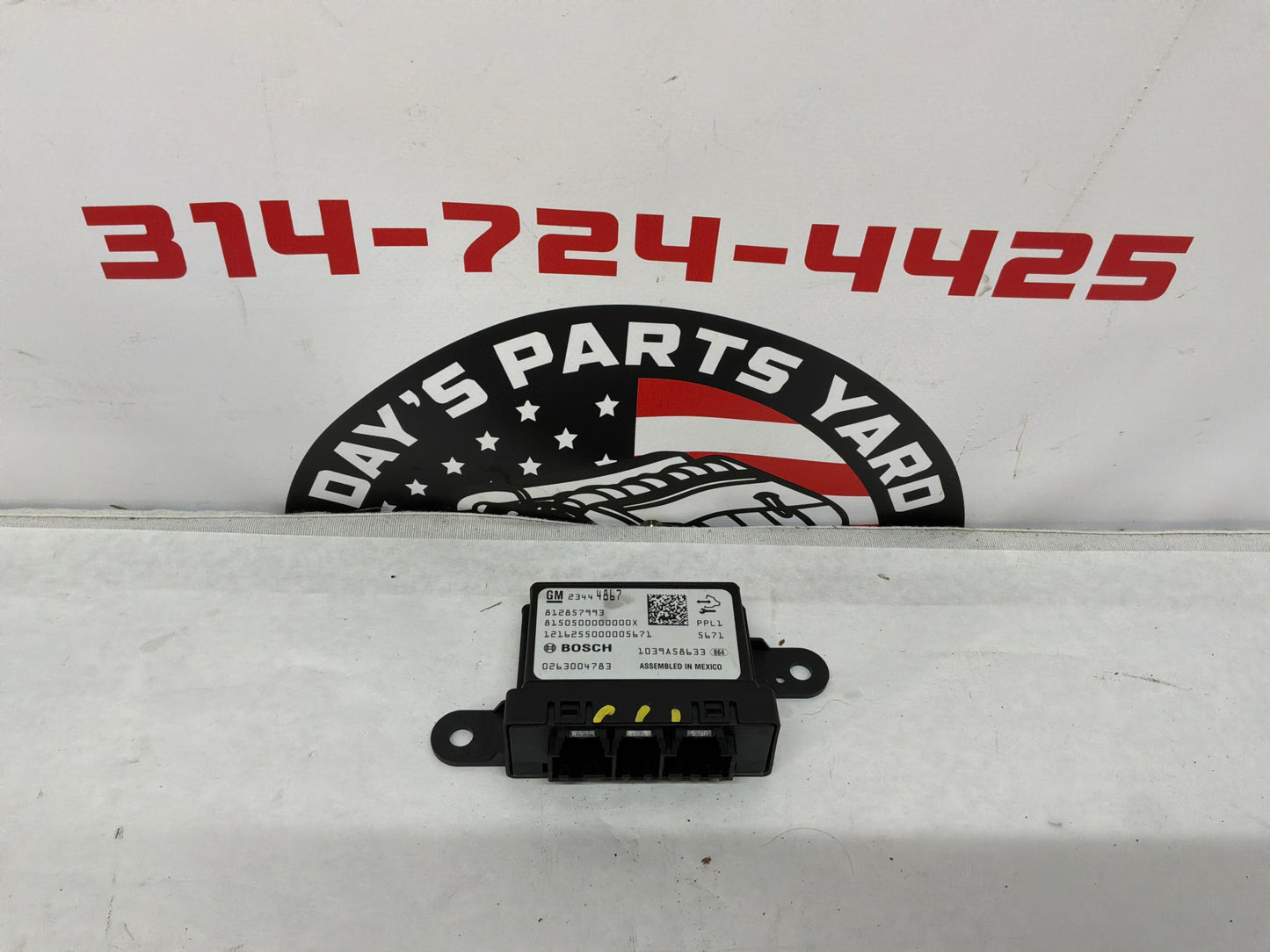2017 Chevy SS Sedan Parking Assist Control Module OEM