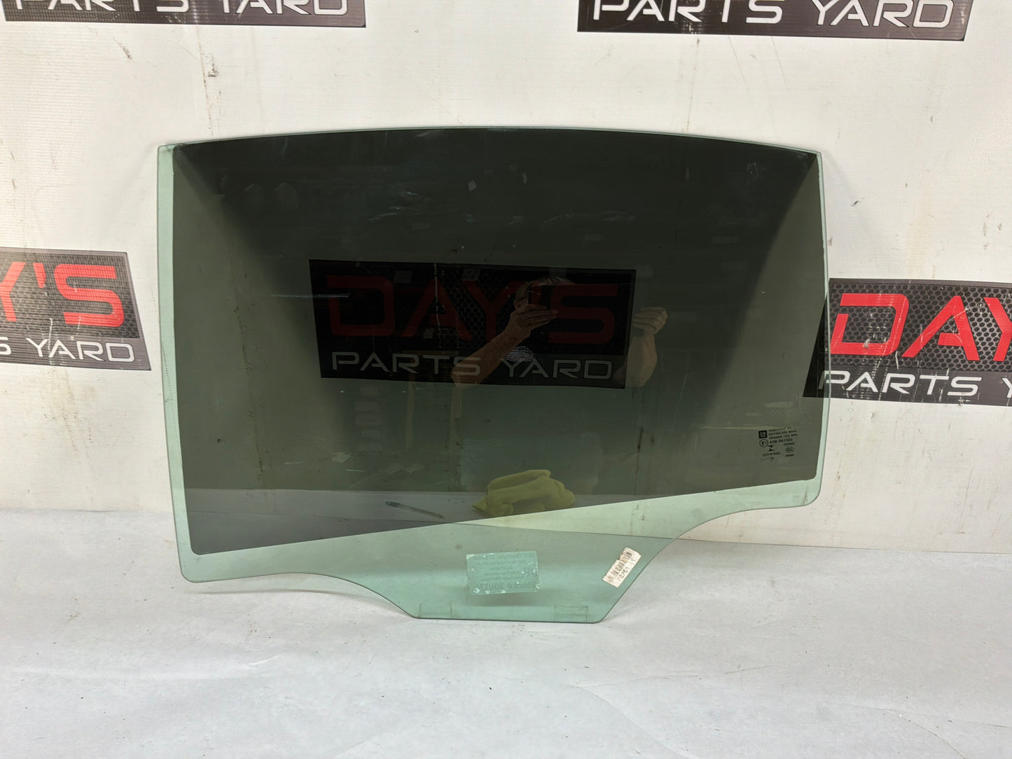 2017 Chevy SS Sedan LH Driver Rear Door Window Glass OEM
