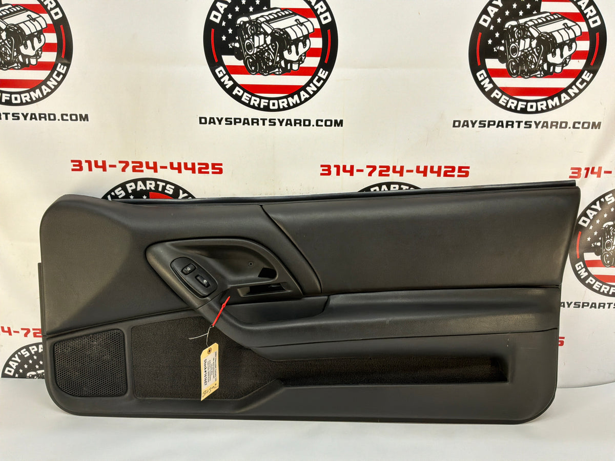 2002 Chevy Camaro Z28 RH Passenger Front Interior Door Panel Ebony OEM