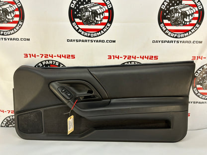 2002 Chevy Camaro Z28 RH Passenger Front Interior Door Panel Ebony OEM