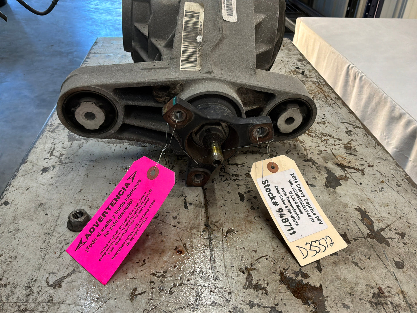 Rear differential - Day's Parts Yard