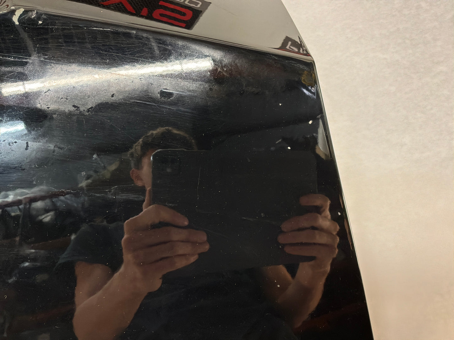 2011 Cadillac CTS-V Coupe Trunk Deck Lid Black OEM