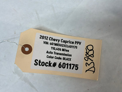 2012 Chevy Caprice PPV Driveshaft Drive Shaft Coupler Isolator OEM