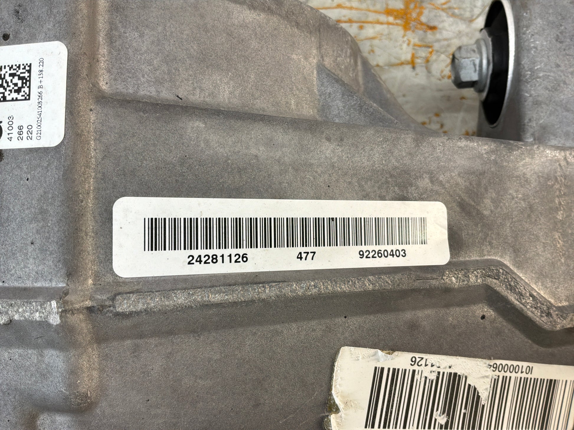 Rear differential - Day's Parts Yard