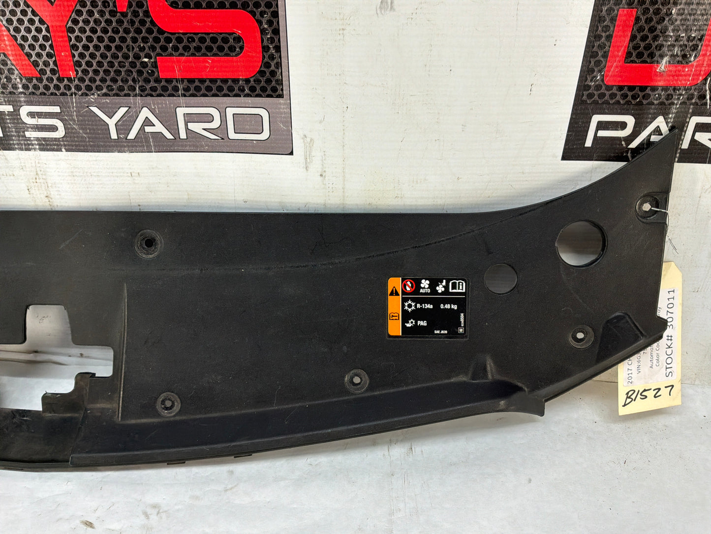 2017 Chevy SS Sedan Radiator Core Support Grille Cover Sight Shield OEM