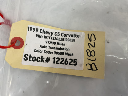 1999 Chevy C5 Corvette RH Passenger Seat Track Frame Finish Covers Trims OEM