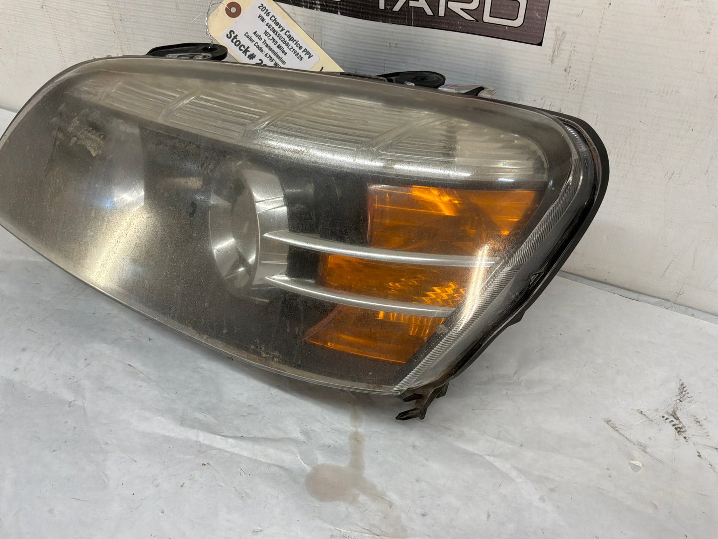 2016 Chevy Caprice PPV LH Driver Head Light Headlight Lamp OEM