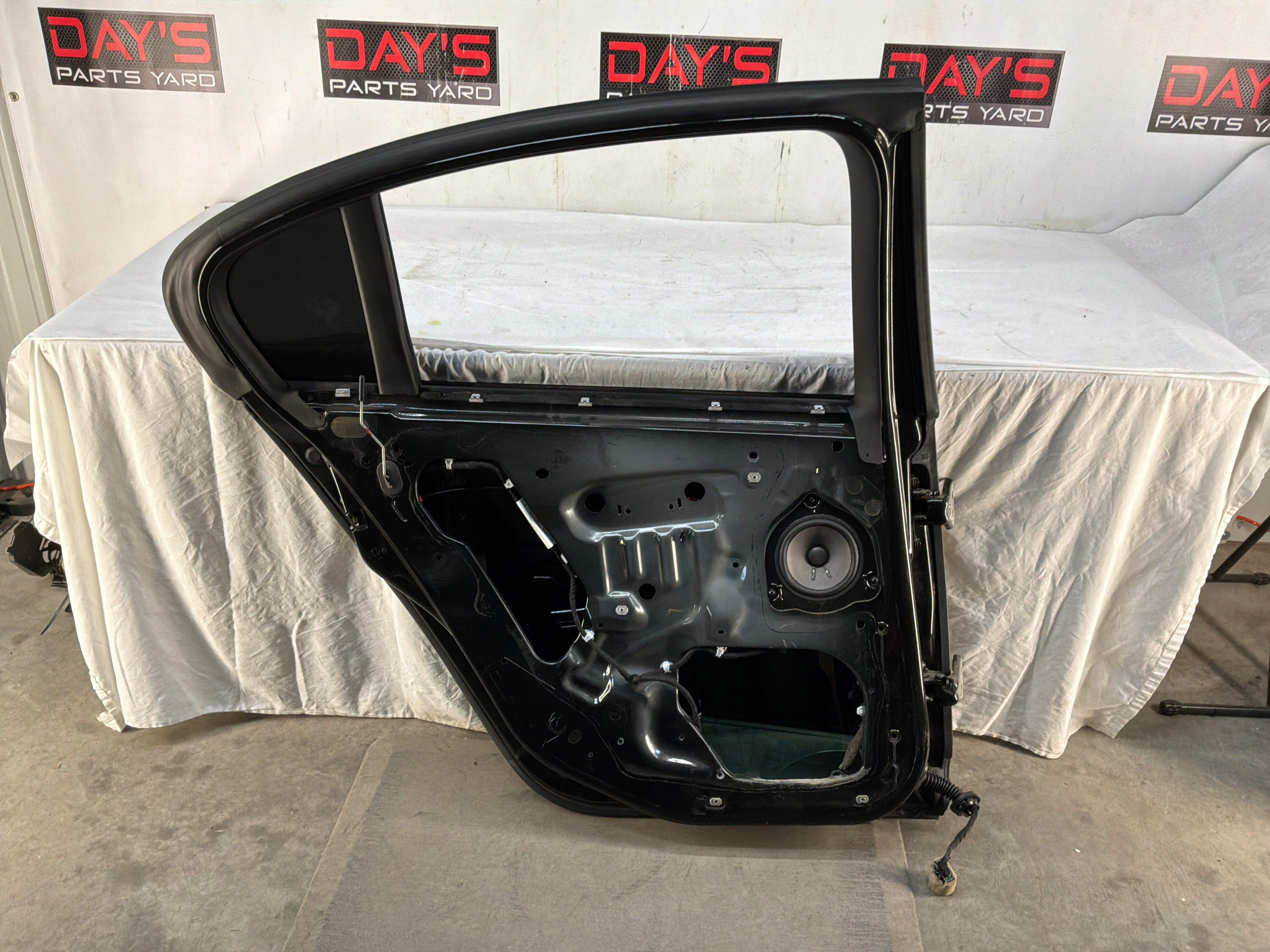 2017 Chevy SS Sedan LH Driver Rear Exterior Outside Door Black OEM