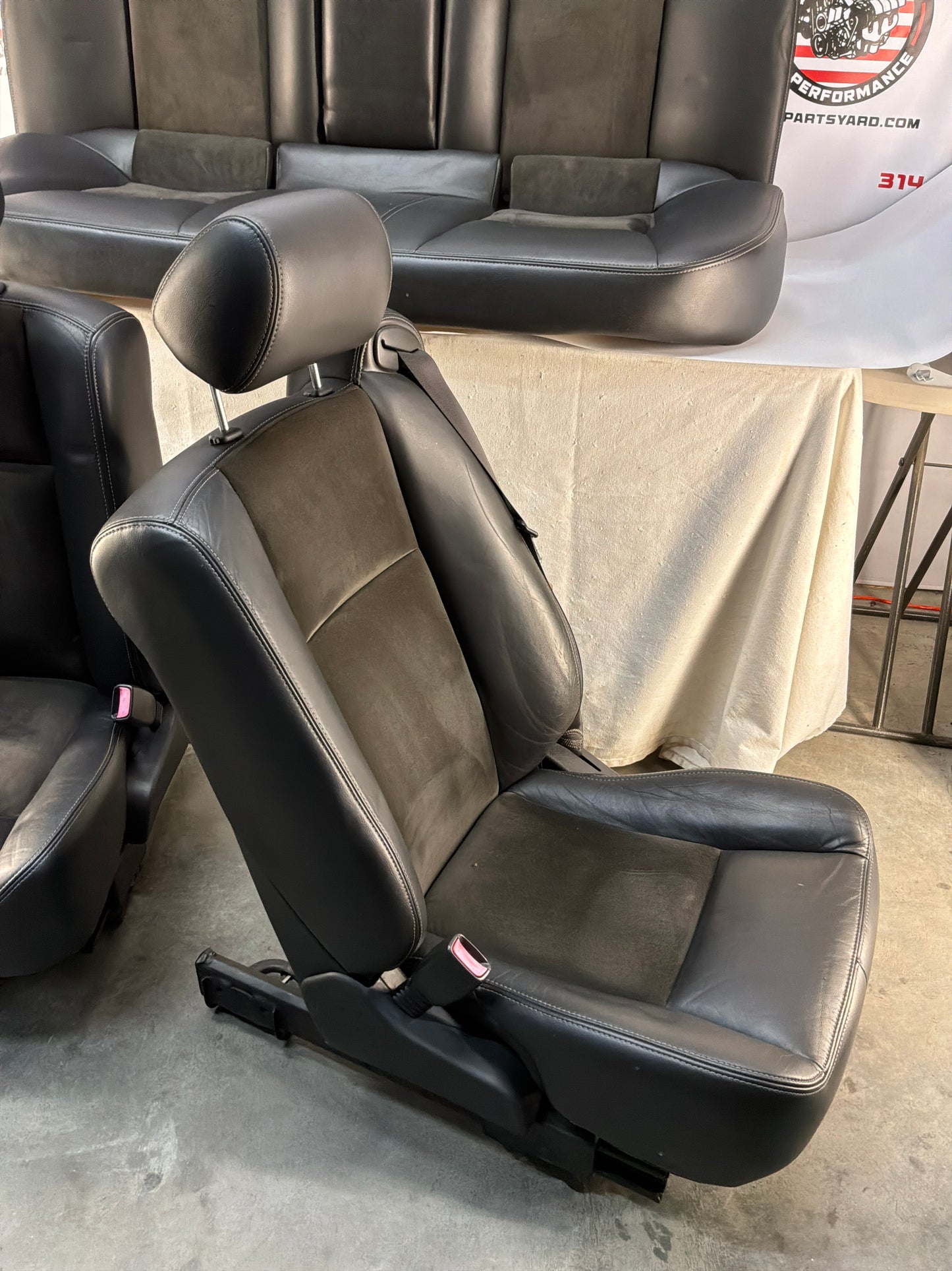2006 Cadillac CTS-V Seats Fronts & Rears Non Recaro Leather and Suede OEM
