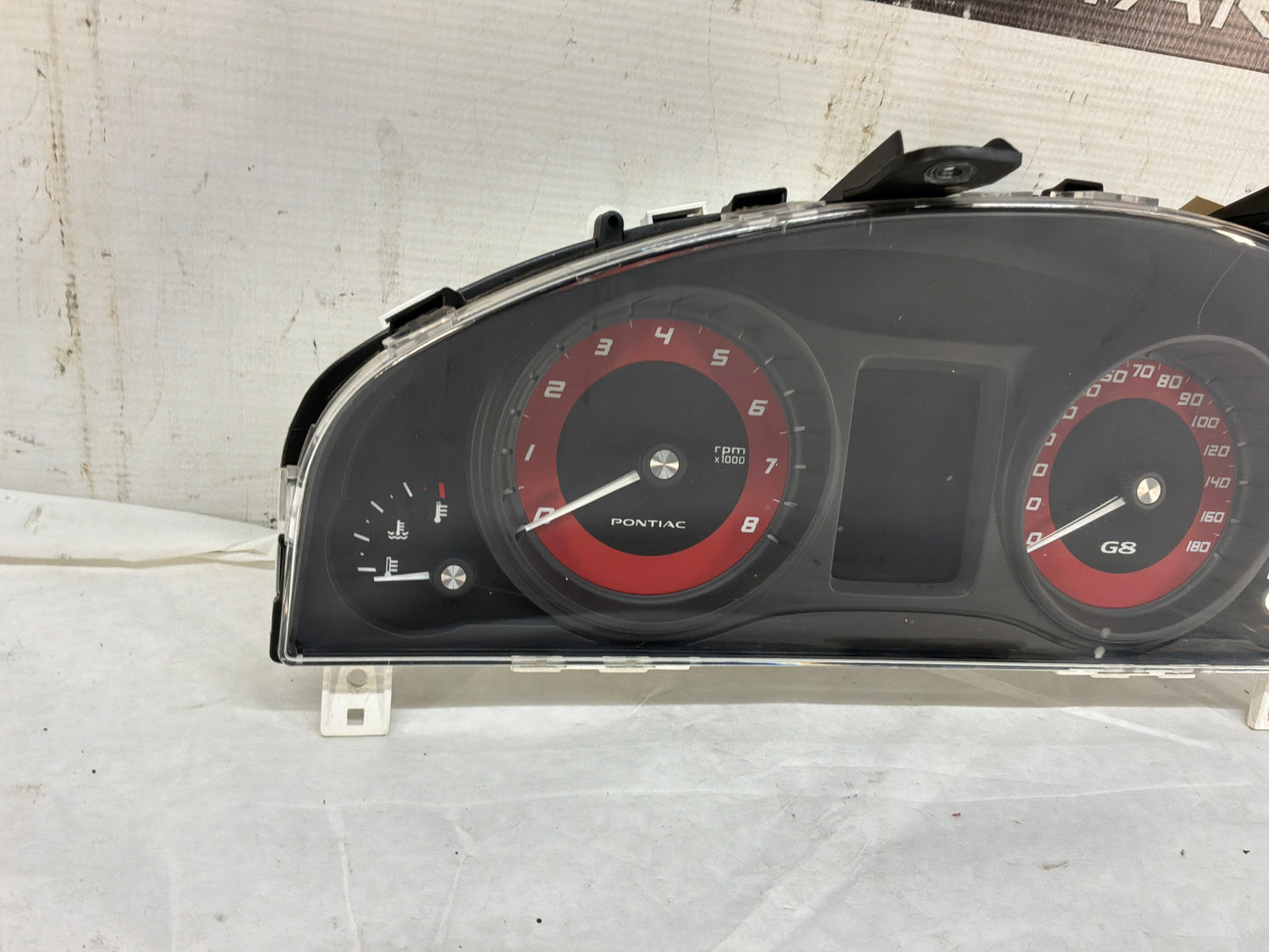 2008 Pontiac G8 GT Gauge Cluster Speedometer Instrument Panel Red Hot OEM