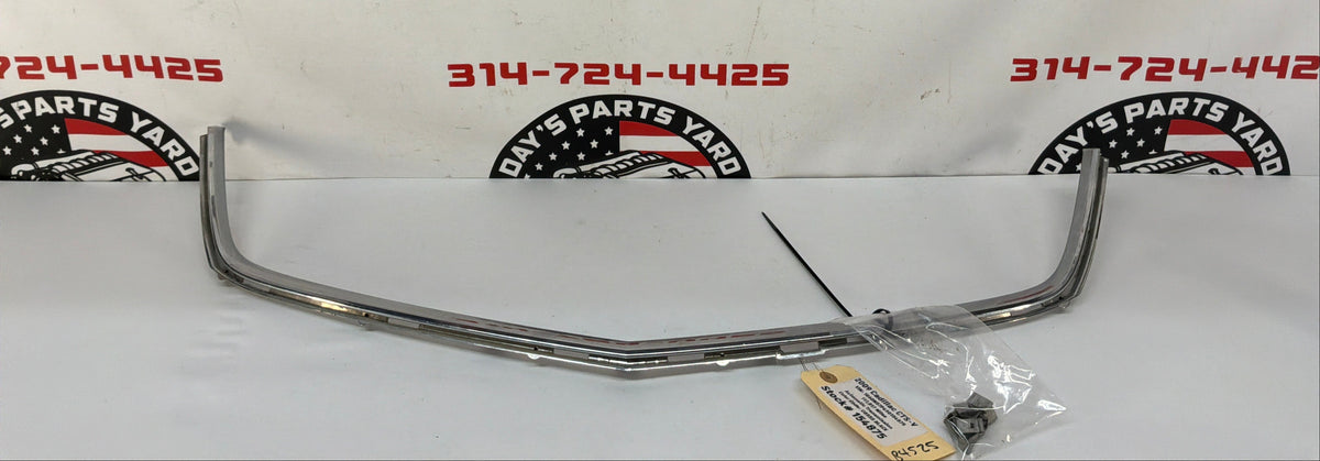2009 Cadillac CTS-V Front Upper Radiator Grill Surround Chrome Trim Panel OEM
